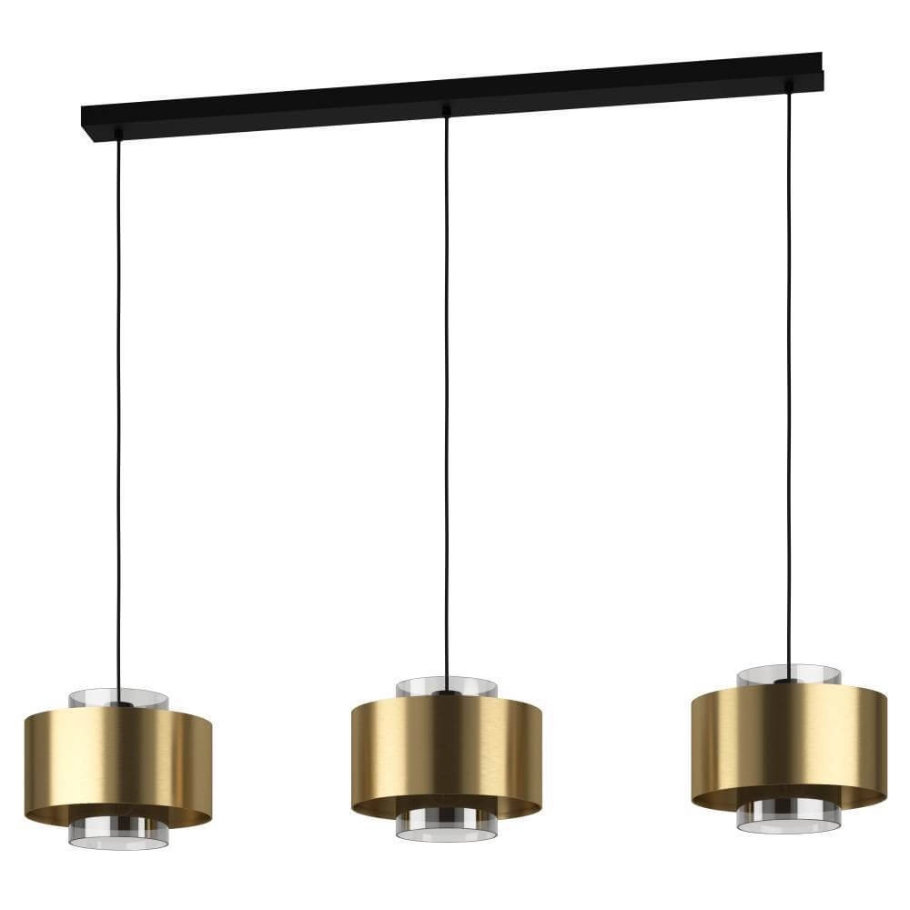 Goldene Esszimmerlampe Duglia 128cm