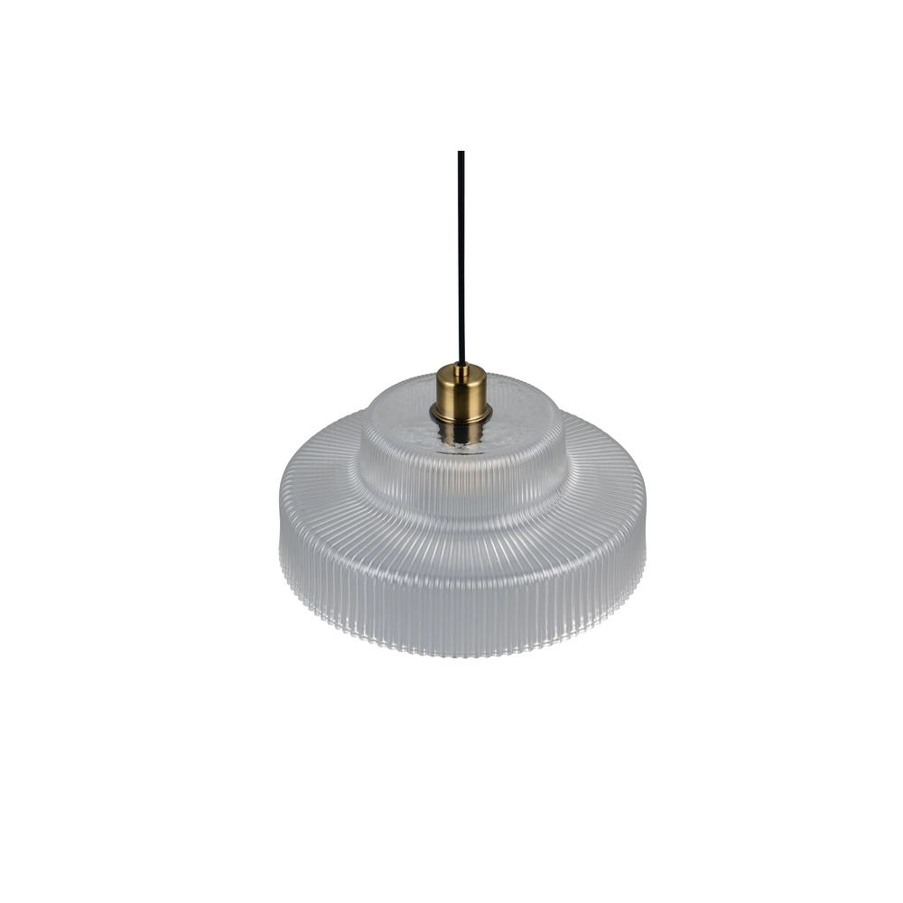 Klassische Pendellampe Abella Transparentes Glas Trio 4017807677706