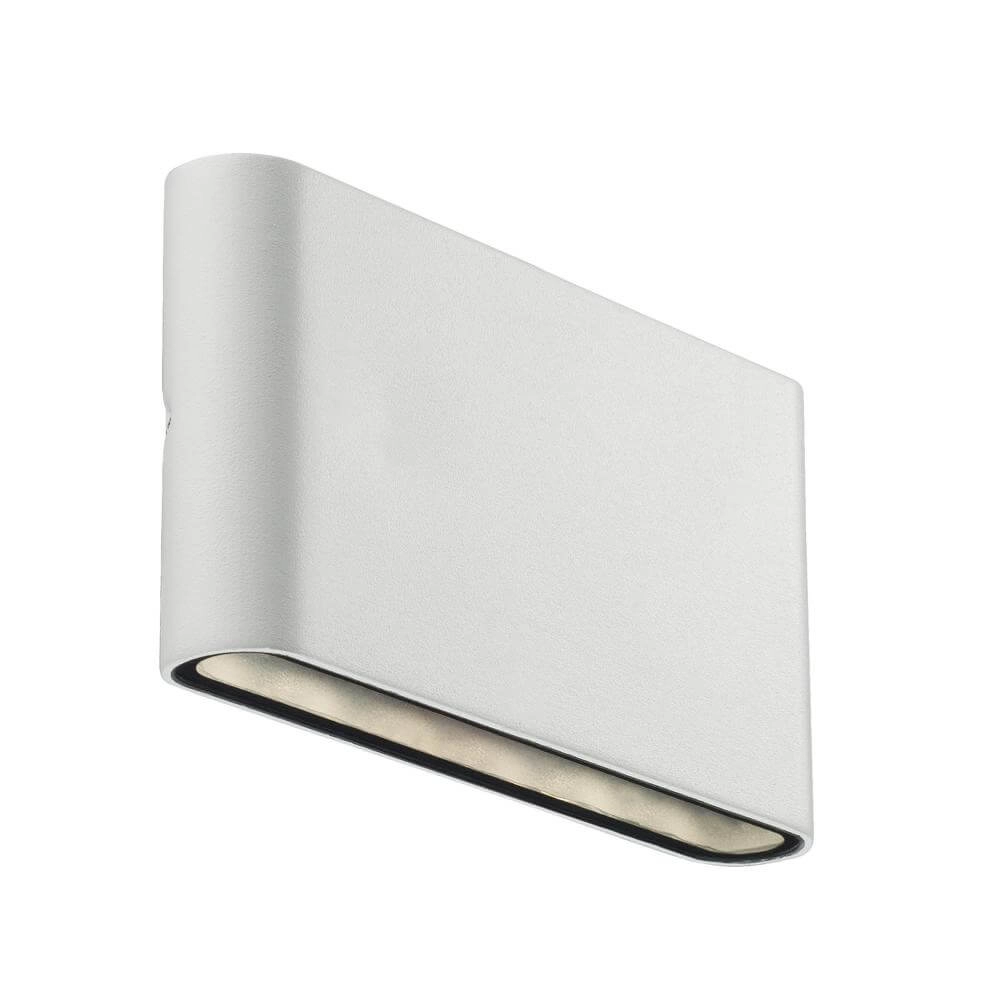 Schlanke Design-Wandleuchte Kinver weiß 17,5cm