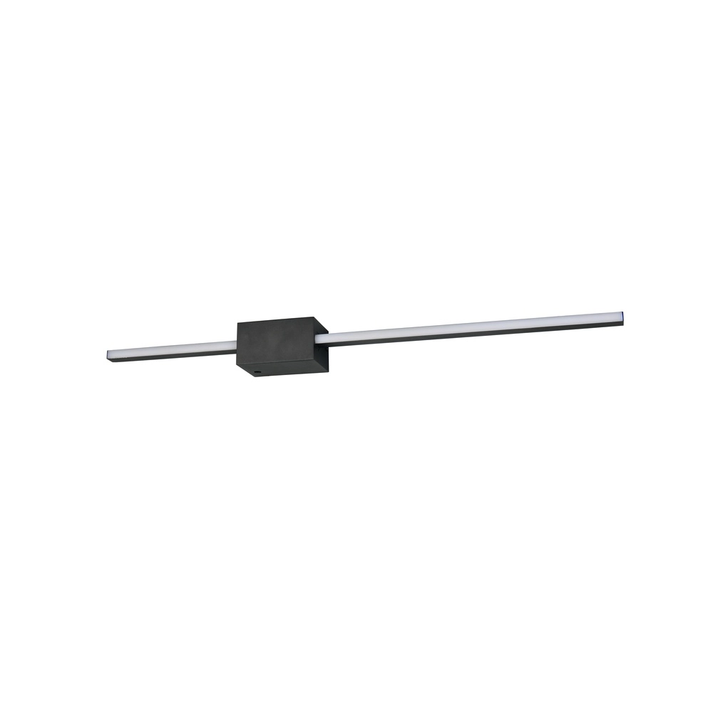 Moderne Wandlampe Cassino Schwarz 70,5 cm Trio 4017807683226