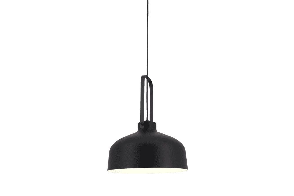 Schwarze Hängelampe Mendoza Ø 37,5 cm
