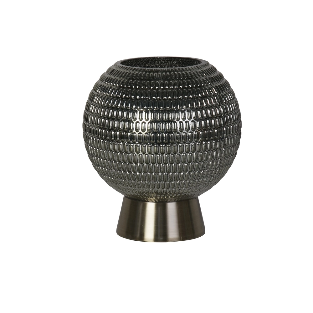 Tischlampe Mila Grünes Glas Searchlight 5053423306957