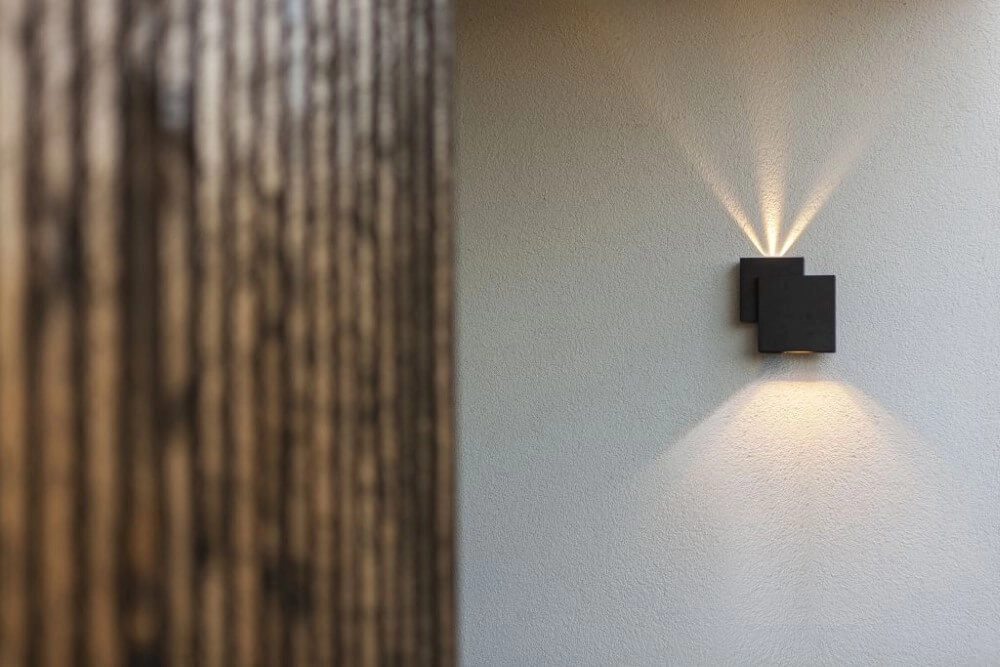 Design-Wandleuchte Rialto Schwarz Lutec 6939412014944