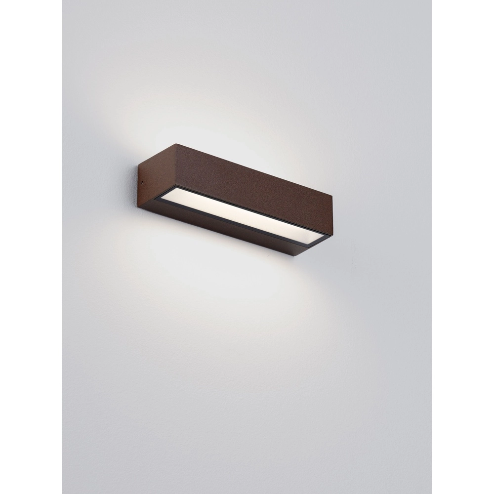 Elegante Wandlampe Lane rostbraun 22 cm – 21 W Lyora 5212017496812