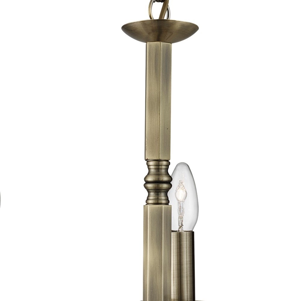 Ländlicher Kronleuchter Richmond 52 cm antike bronze 52 cm Searchlight 5053423056449