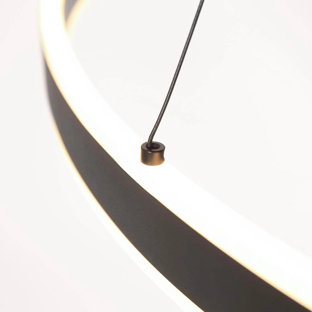 Design-Pendelleuchte Ringlux schwarz Ø 100cm Steinhauer 8712746171686
