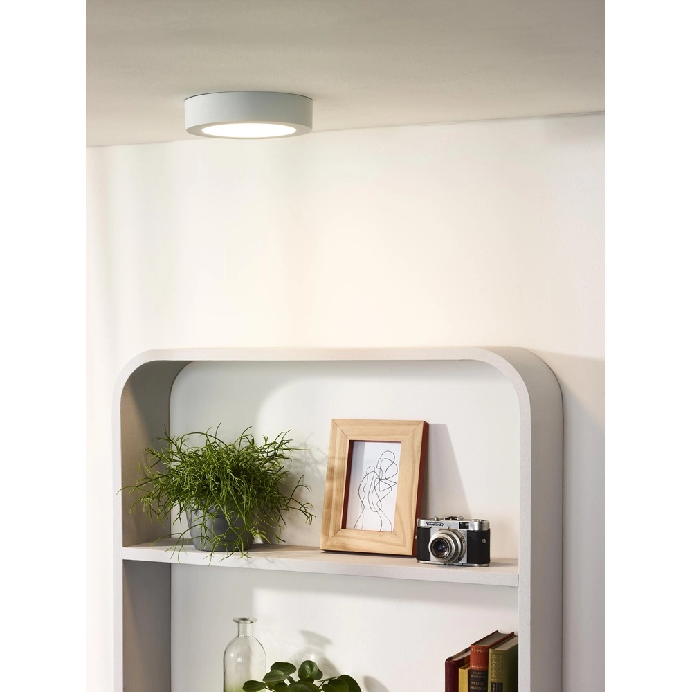 Deckenlicht Brice-Led Ø 18cm - IP44 weiß Lucide 5411212281296