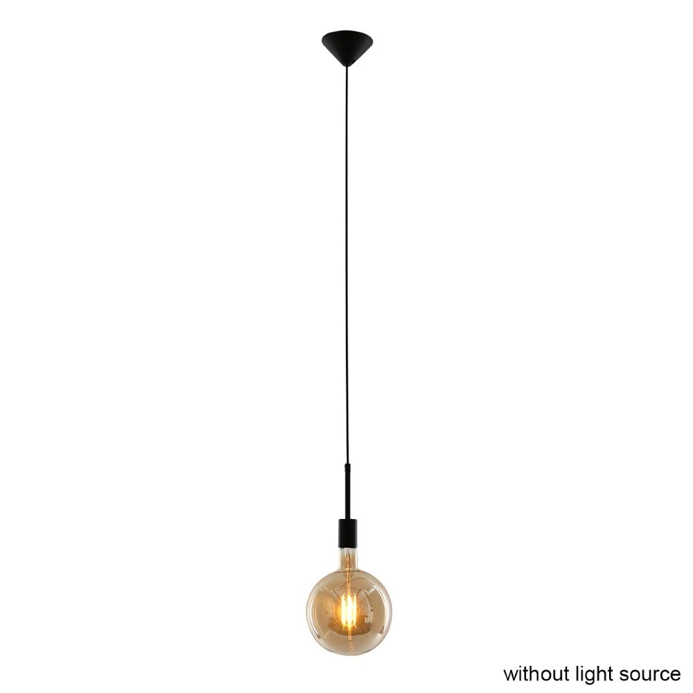 Schwarze Pendelleuchte Minimalics Steinhauer 8712746132922