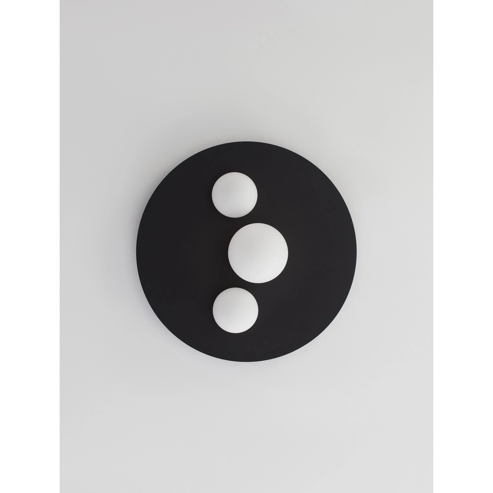 Design-Deckenleuchte Velna schwarz Ø 49,5cm Lyora 5212017440235