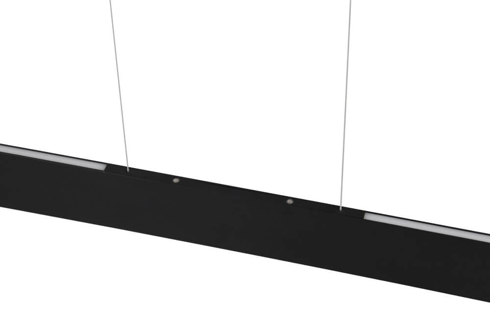 LED-Büro-Hängelampe Galway 150cm - schwarz Trio 4017807616668