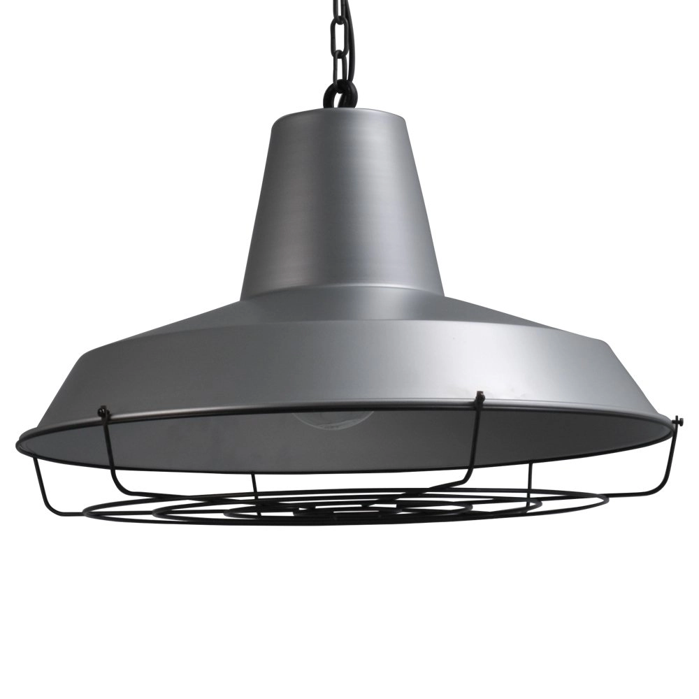 Pendelleuchte Prato XXL Industria 67 Grid grau mit schwarz Masterlight 8718121235004