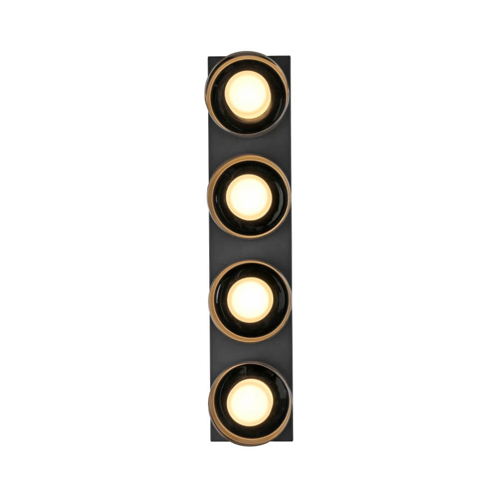 Schwarze Deckenleuchte Rika 4-Licht-Schwarz Paul Neuhaus 4012248385029