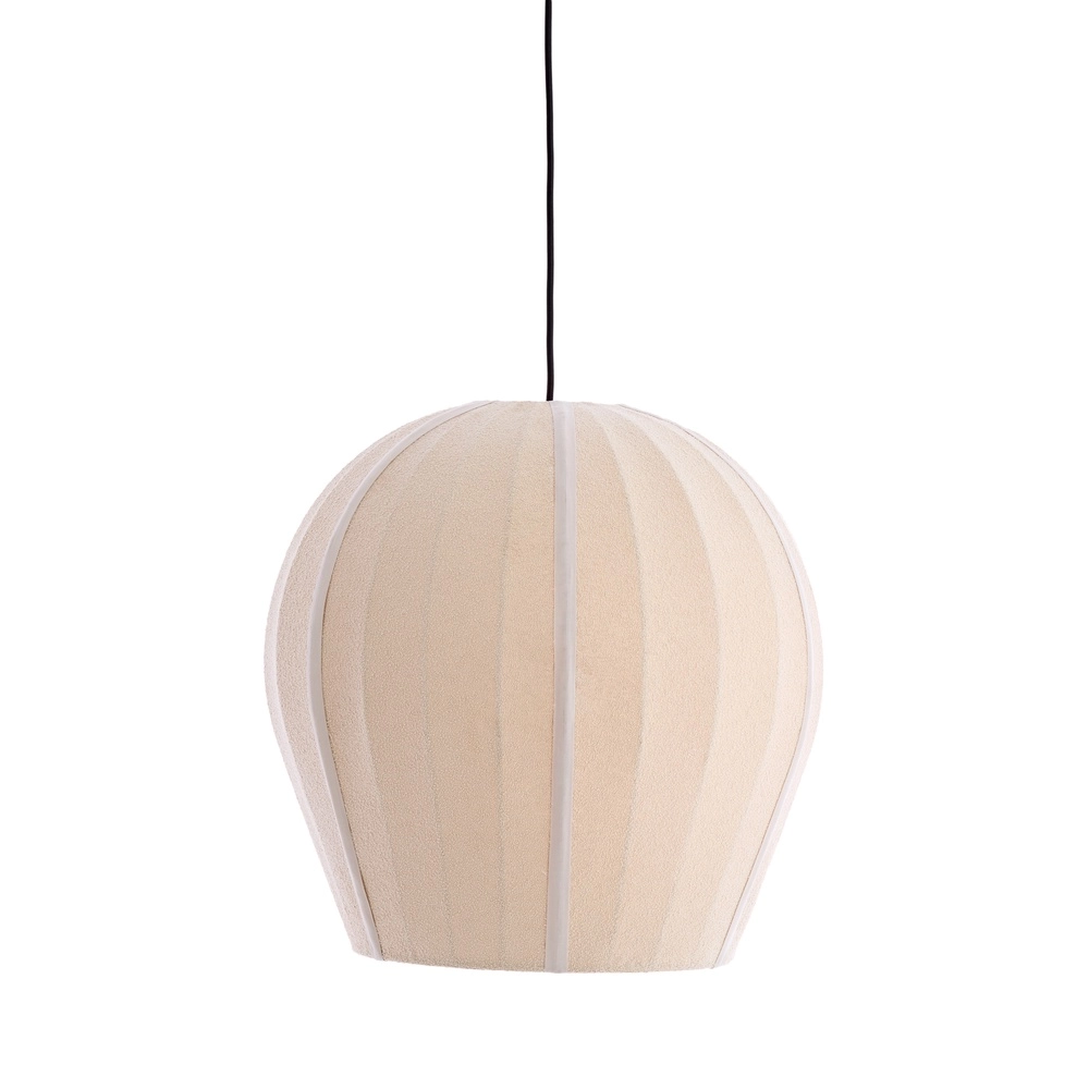 Bouclé-Pendellampe Zagori Ø 44 cm – Sand Light & Living 8717807793067