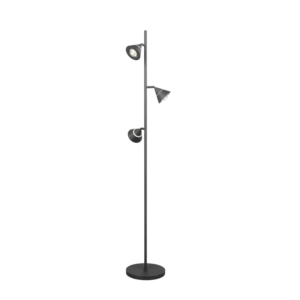 Stehlampe Romeo schwarz Trio 4017807675399