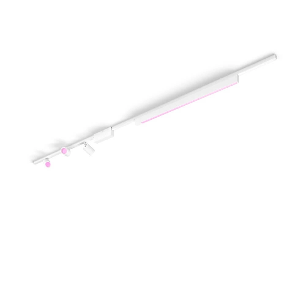 Hue Perifo - White and color Set mit 3 Strahlern und Leiste weiß Philips 8719514407824