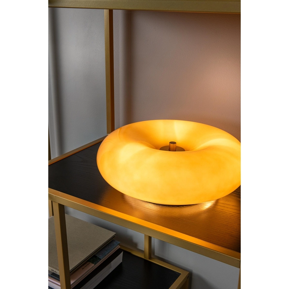 Tischlampe Sentino Ø 29,5 cm taupe Lucide 5411212106483