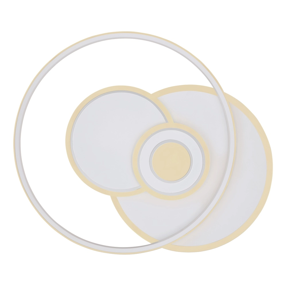 Design-Deckenlampe Roderick Weiße Runde 2700-6000K Globo 9007371445745