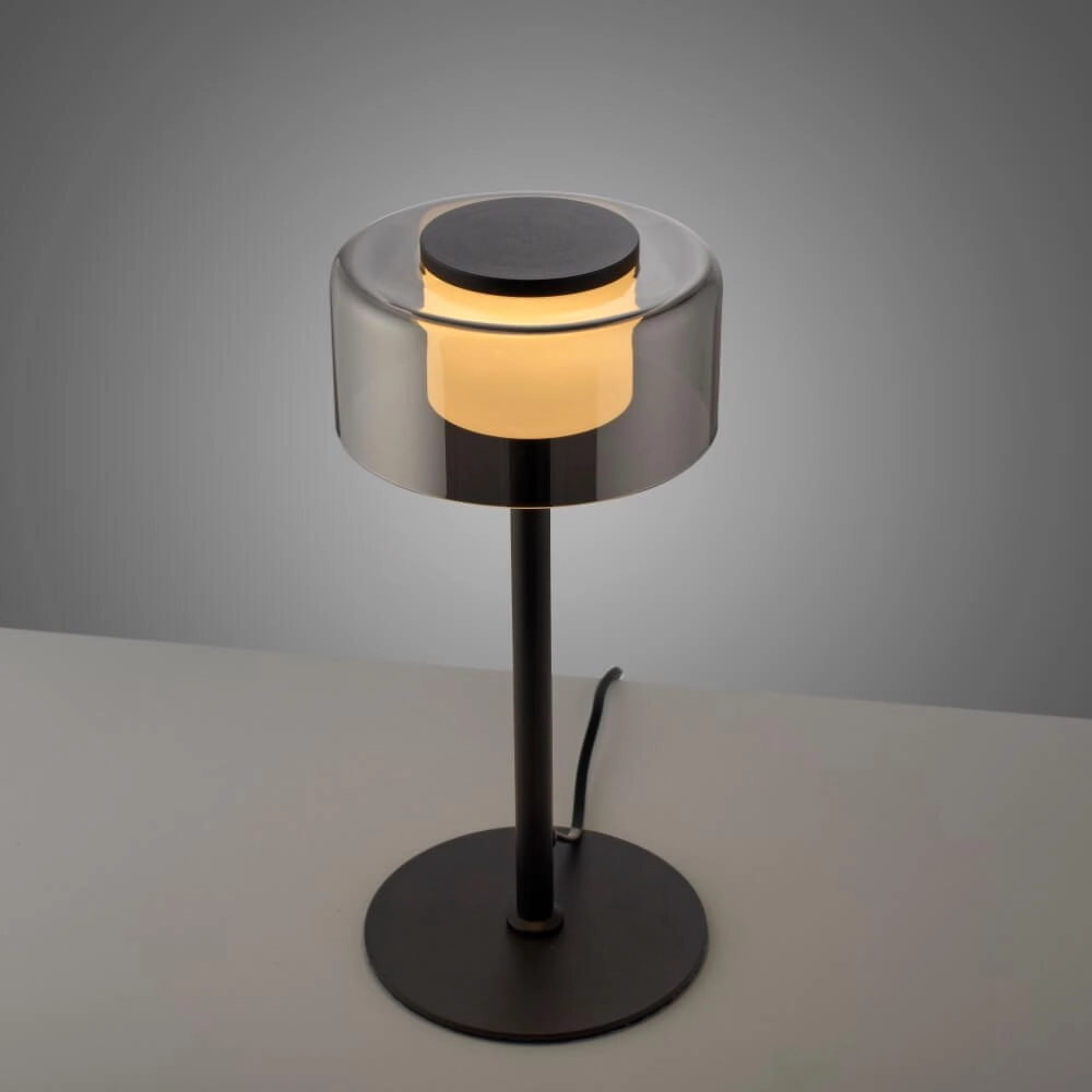 Schwarze Tischlampe Rika Paul Neuhaus 4012248385227