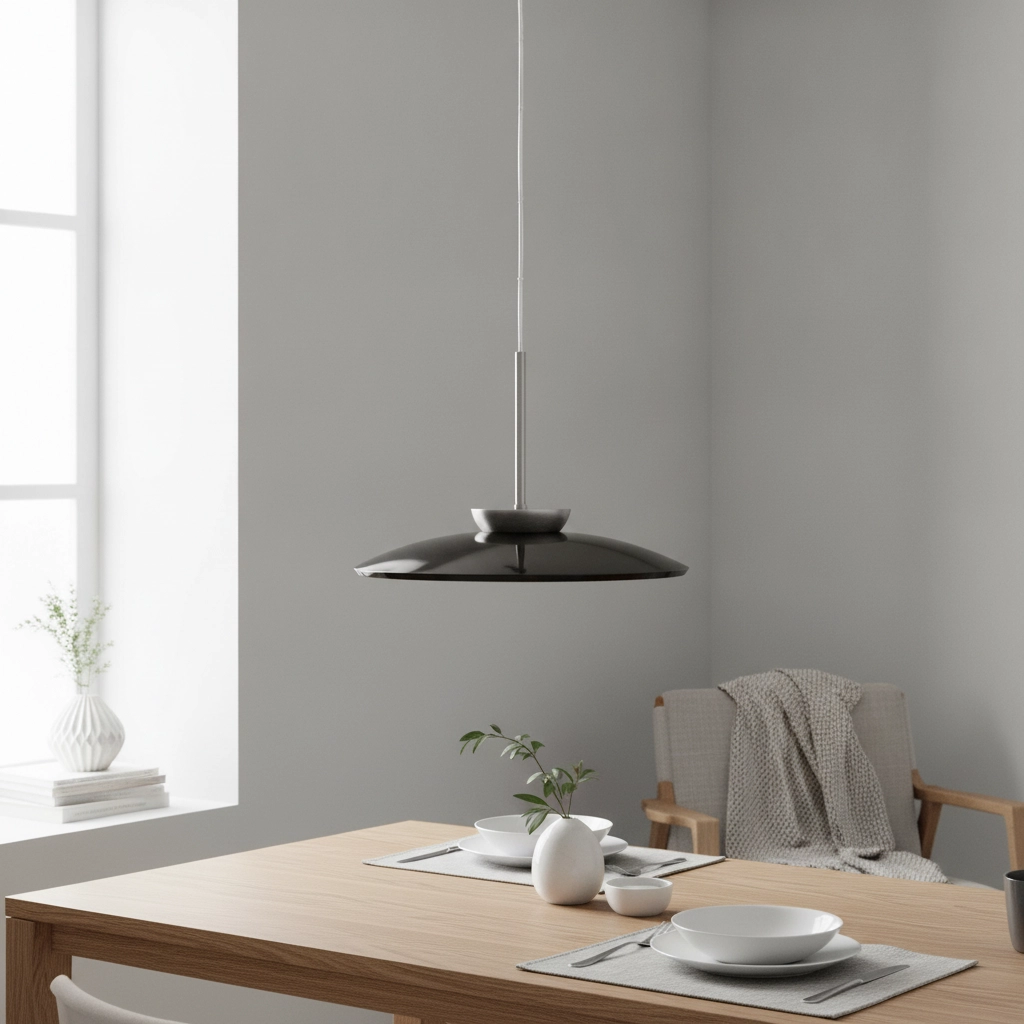 Pendelleuchte Esti braunes Glas Ø 50cm