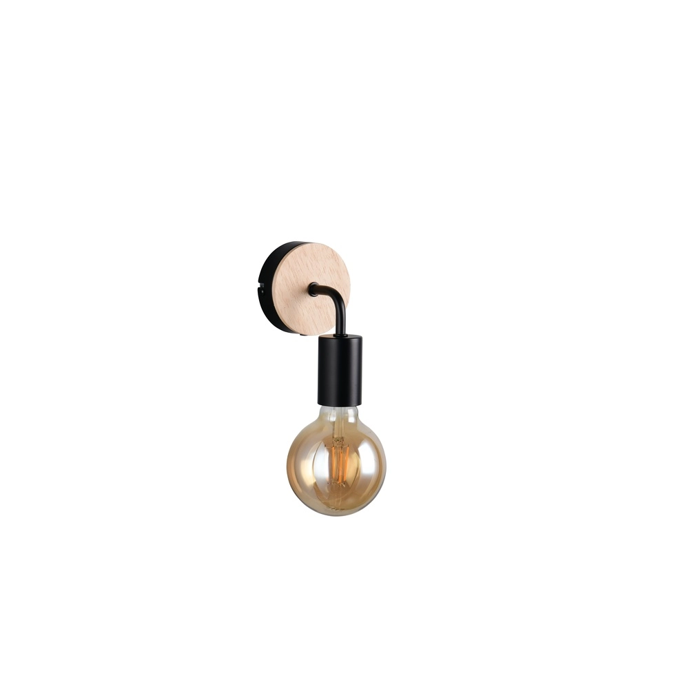 Wandlampe Merida Schwarz Trio 4017807670783