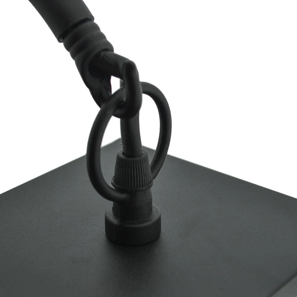 Ländliche Außenlampe Norway Down Schwarz Lyora 8716803509443