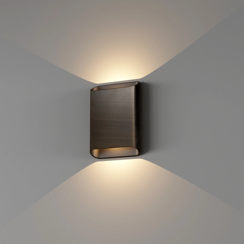 Wandleuchte Diaz L Dunkle Bronze