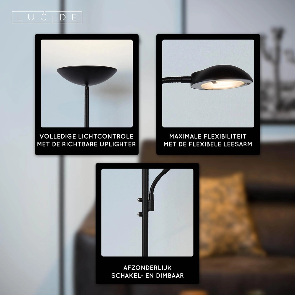 Leselampe Zenith Weiß Lucide 5411212193896