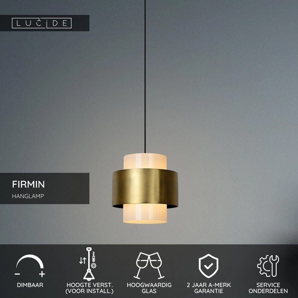 Moderne Pendellampe Firmin Ø 30cm Lucide 5411212451651
