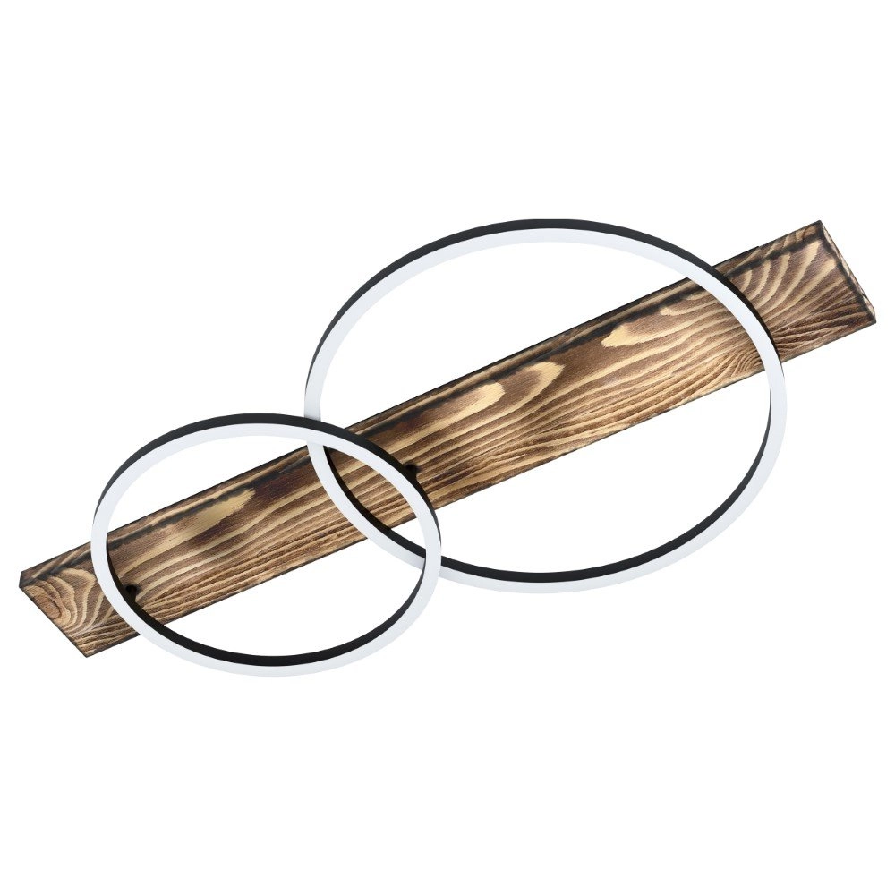 LED-Deckenlampe Boyal mit Holz Eglo 9002759994082
