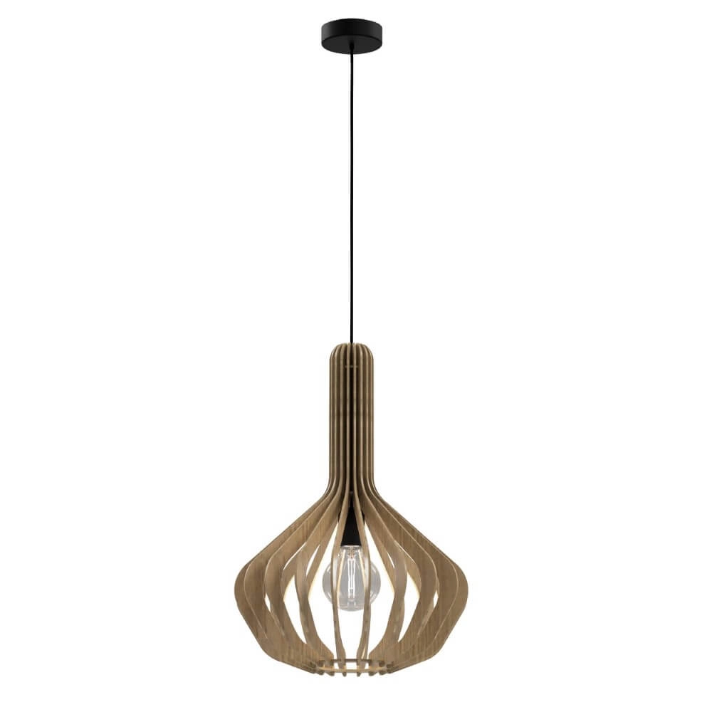 Hängelampe aus Holz Velasco Ø 38cm