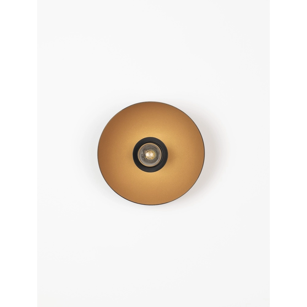 Design-Wandleuchte Onia schwarz mit gold Lyora 5212017458179