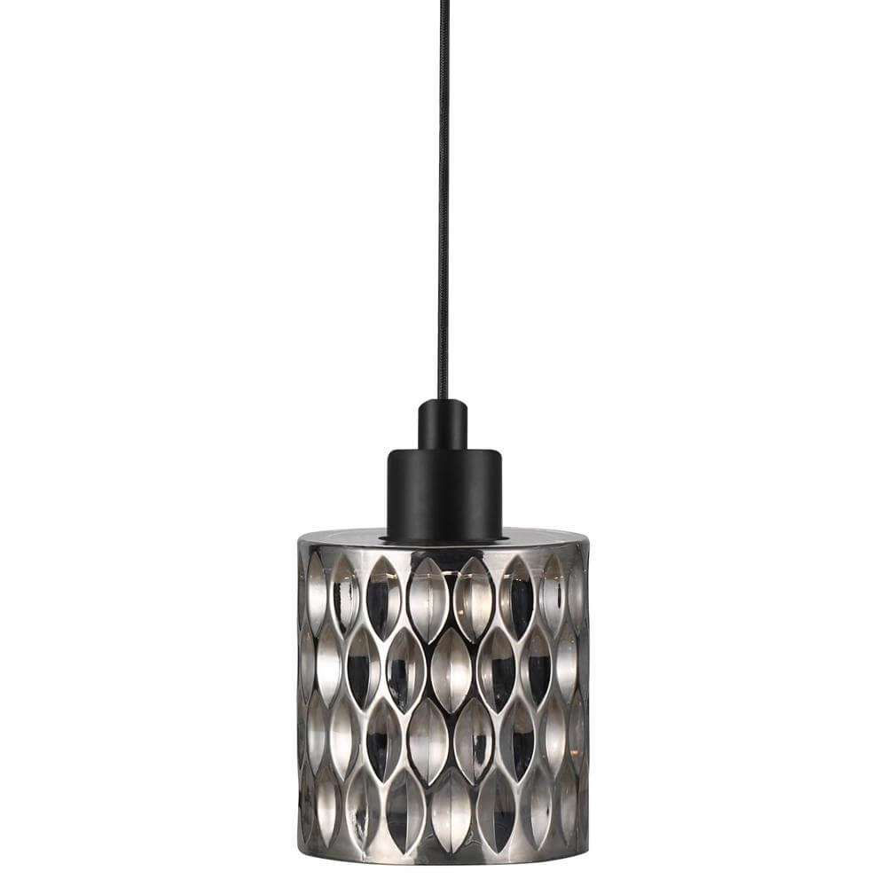 Pendelleuchte Hollywood schwarz mit Rauchglas Nordlux 5701581405585