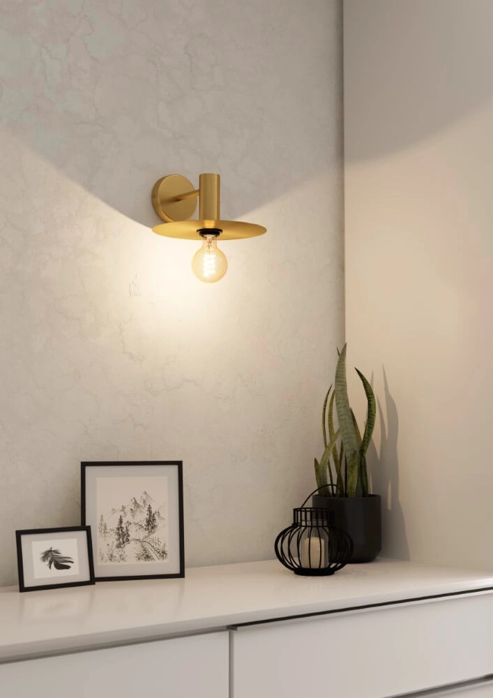 Goldene Wandlampe Escandell Eglo 9008606273898