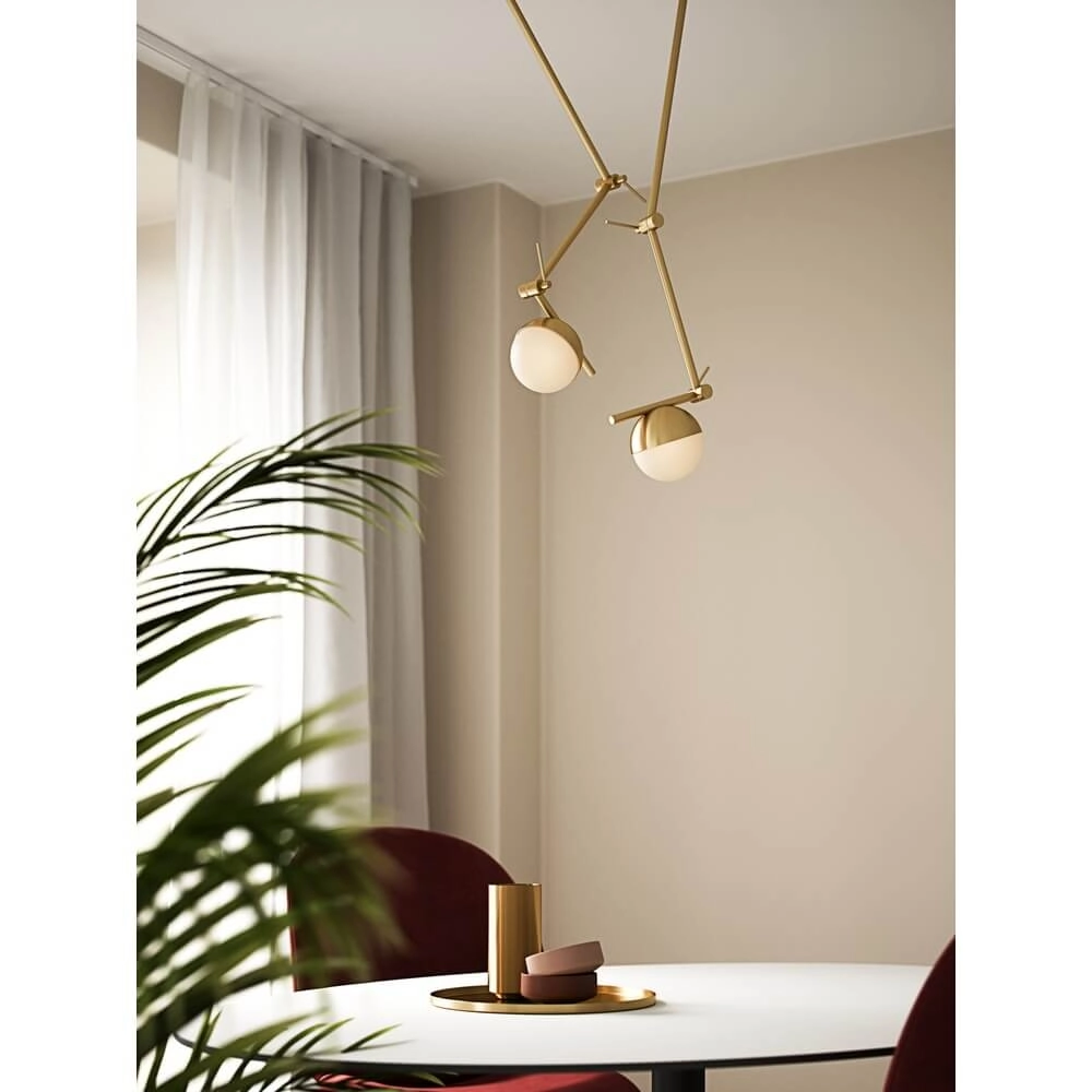 Design von Wandleuchten Contina Messing Nordlux 5704924001734