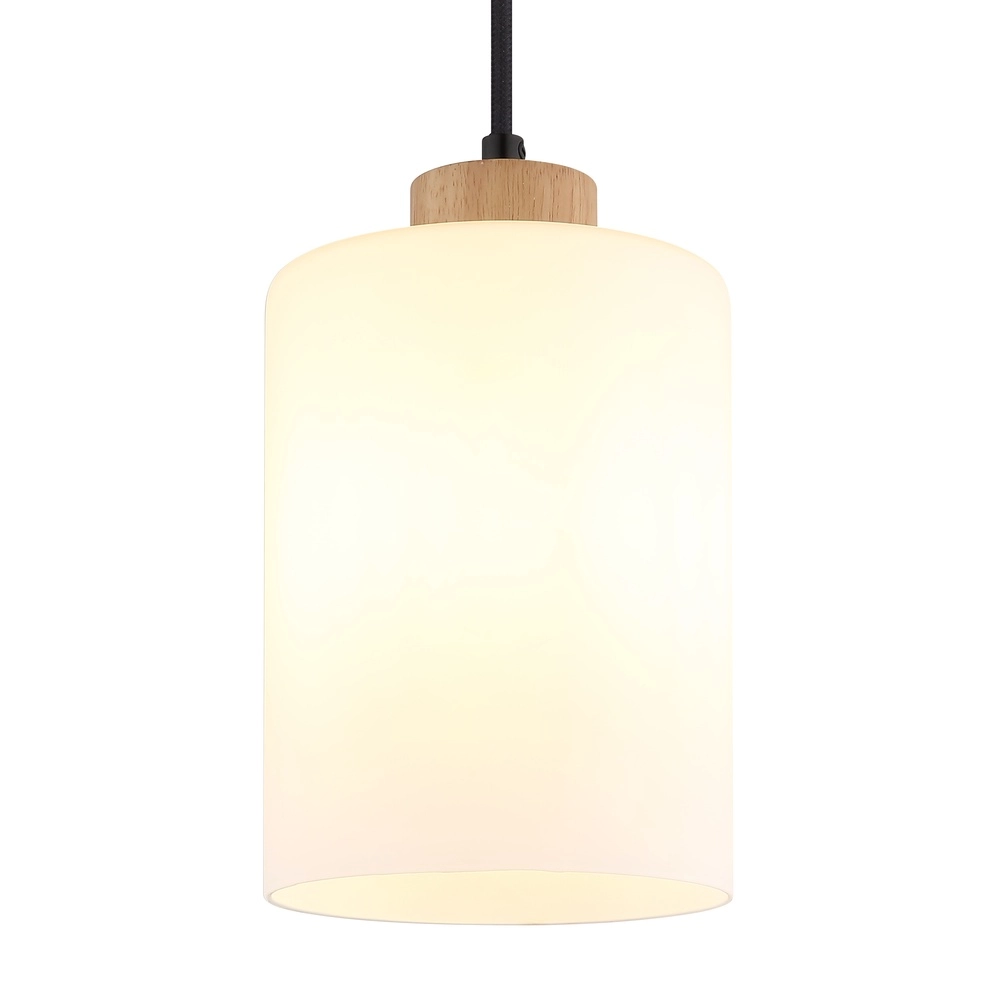 Pendellampe Rowena 1-Licht Holz Globo 9007371592234