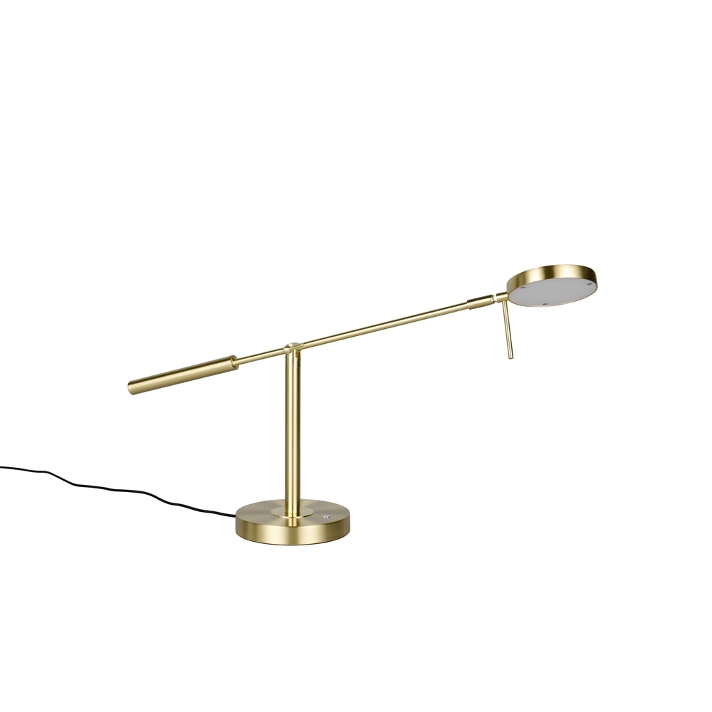 Schreibtischlampe Monza Messing Trio 4017807693294