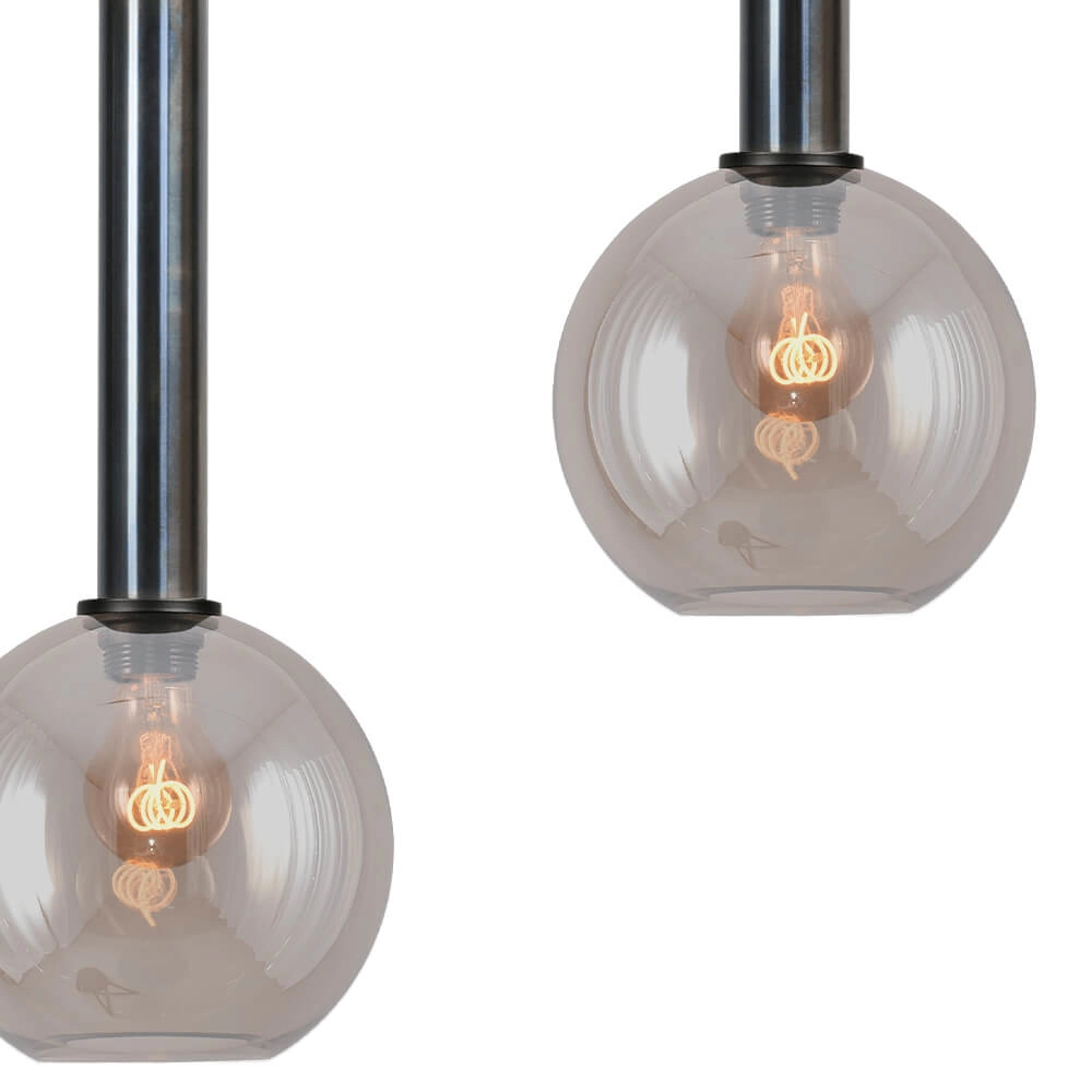 Hängelampe Bella 2 Gesprenkeltes Öl mit Goldglas Masterlight 8718121344478