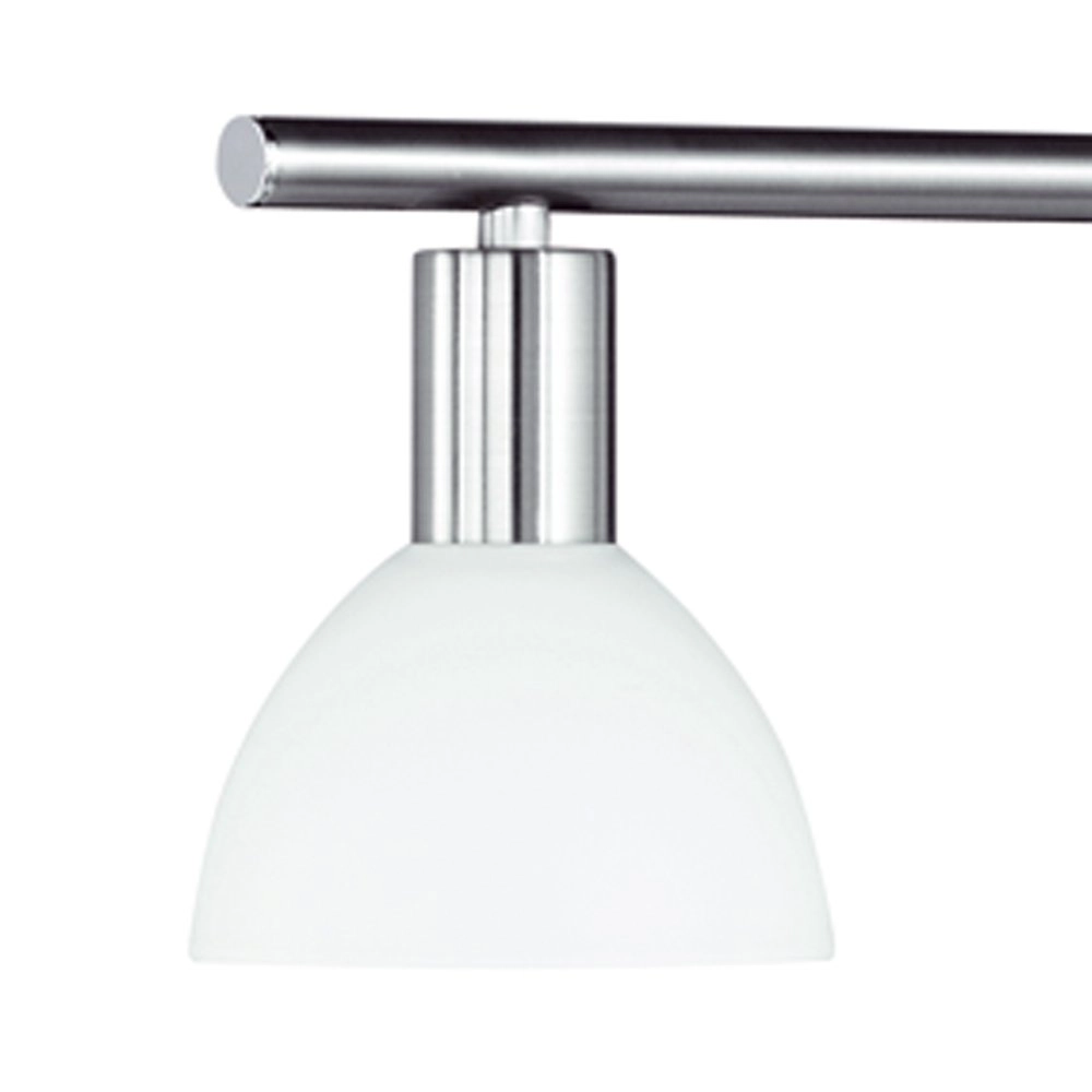 Pendelleuchte Dallas 3 Licht weiß mit Nickel Trio 4017807188158
