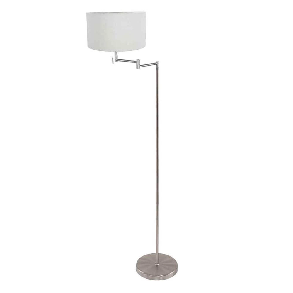 Stehlampe Bella Metall mit weißem Schirm Steinhauer 8712746174526