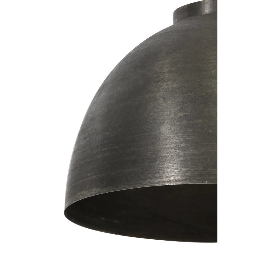 Pendellampe Kylie silbergrau Ø 45cm Light & Living 8717807203771