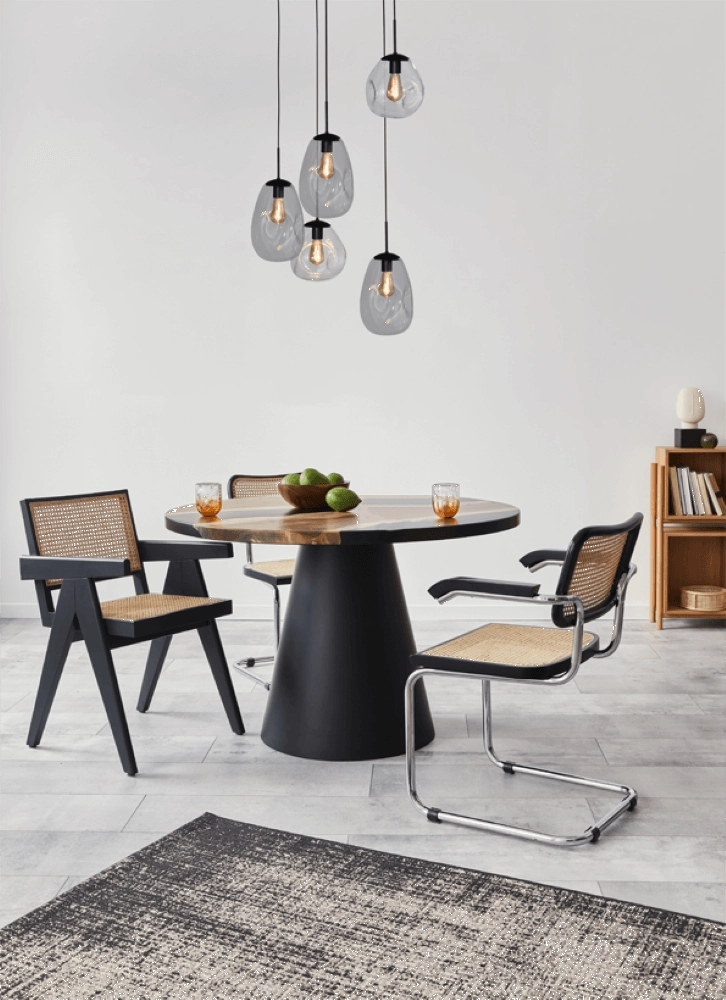 Vide-Hängelampe Lava 5x Klarglas Masterlight 8718121286495