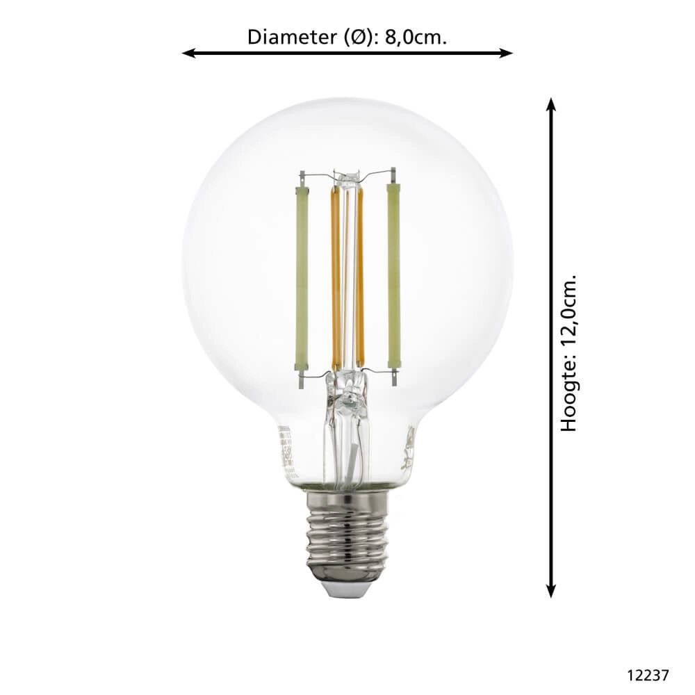 LED-Lampe Zigbee - E27 - 6 watt - 2200-6500K - G80 Eglo 9002759122379