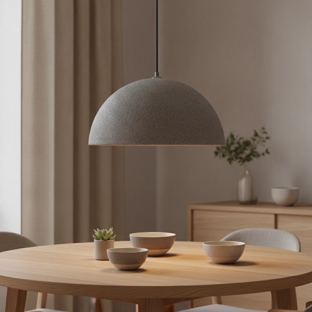 Pendelleuchte Starla grau Ø 50cm