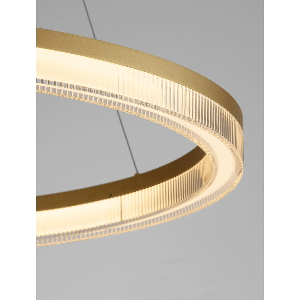 Goldene Pendelleuchte Luana 1-flammig Lyora 5212017479693
