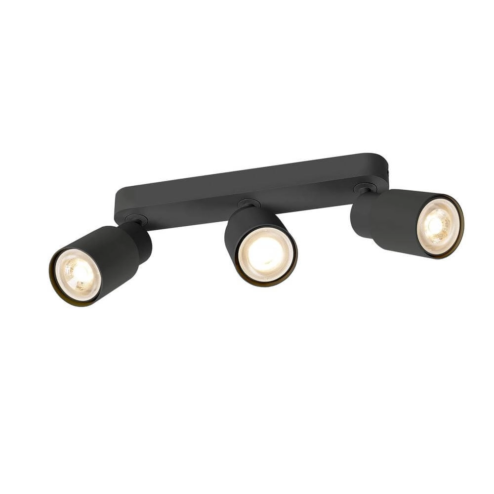 Spott Puri 2.0 Tube schwarz 3-flammig