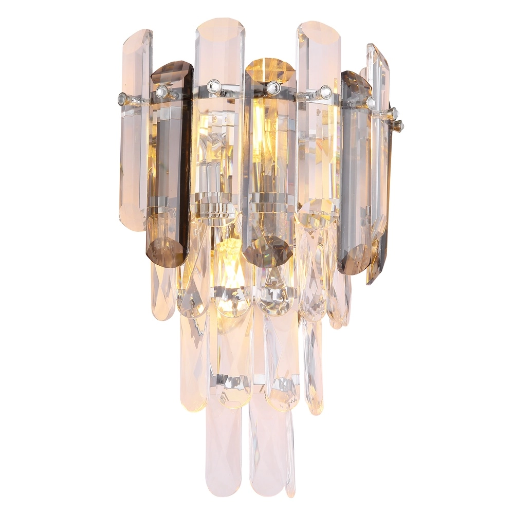 Wandlampe Orgina Chrom mit Kristall