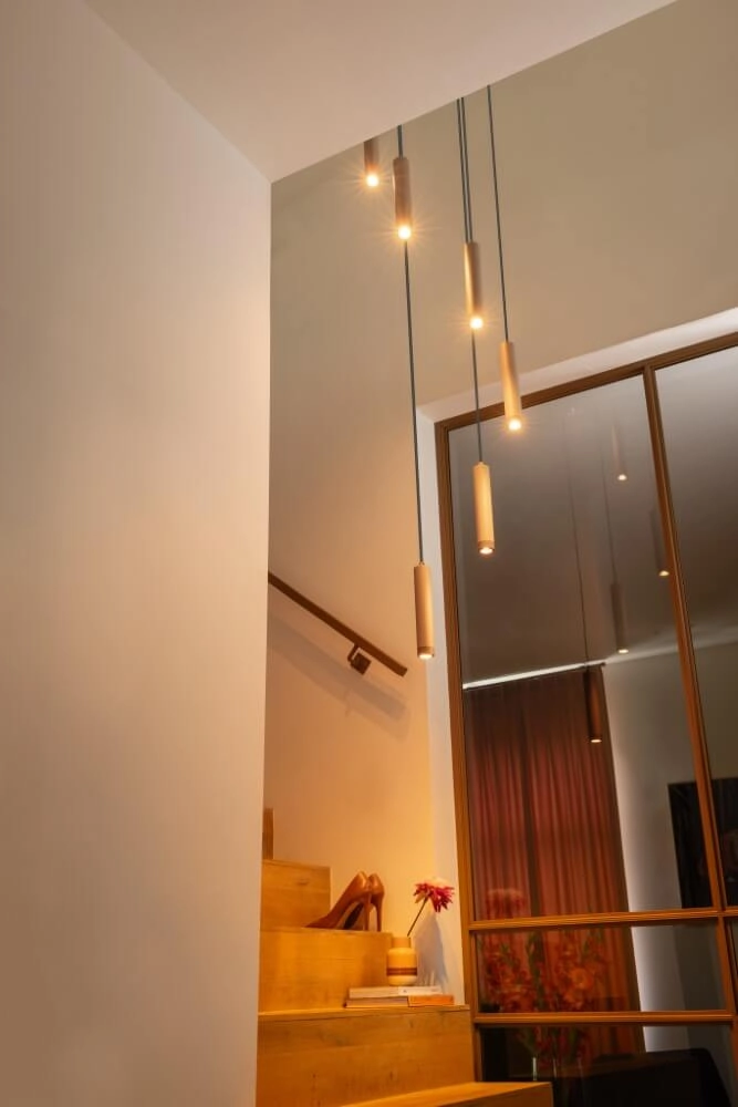 Sandfarbene Hängelampe Miller Sand 5-Licht ETH 8720195307150