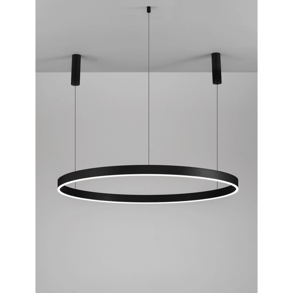 Pendelleuchte Motif schwarz Ø 120cm 3000K