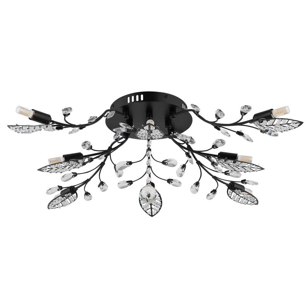 Klassische Deckenlampe Janis Schwarz Globo 9007371572151