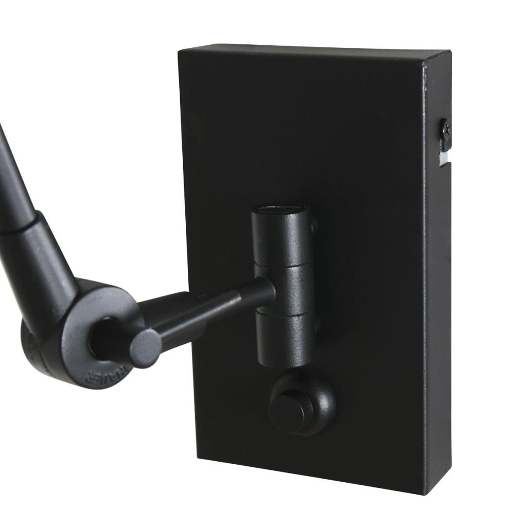 Schwarze Wandlampe Prestige Chic mit Korkkappe Ø30 cm Steinhauer 8712746180688